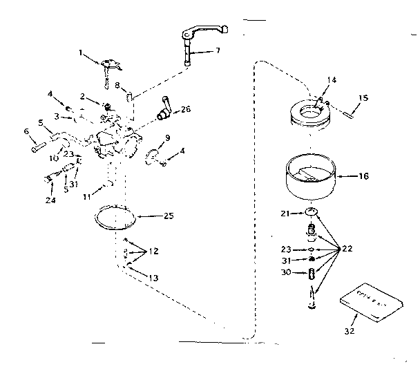 CARBURETOR NO. 631667