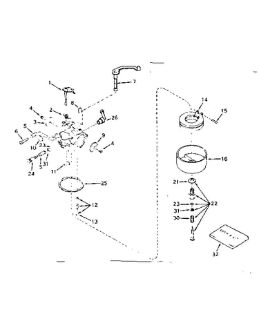 Carburetor no. 631667