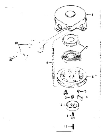 Rewind starter no. 590420