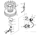 Tecumseh HS40-55390E magneto no. 610862 diagram