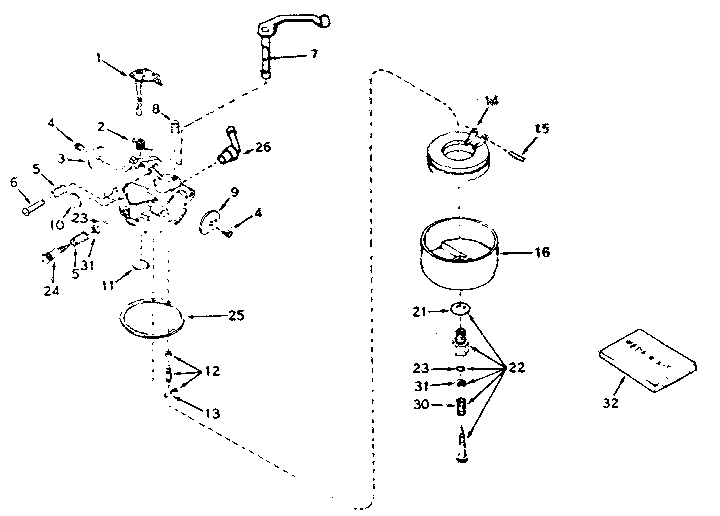 Carburetor no. 631667