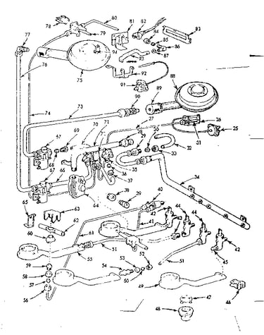 Burner section
