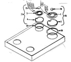 Kenmore 119931631 cooktop diagram