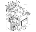 Kenmore 119931631 body section diagram
