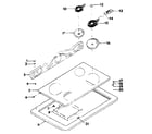 Kenmore 1439007100 cook top assembly diagram