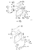Upper and lower control panel assembly