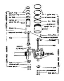 Piston and connector rod assembly