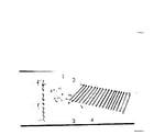 Kenmore 143433 cast iron barbecue grid - no. 42-84019 diagram