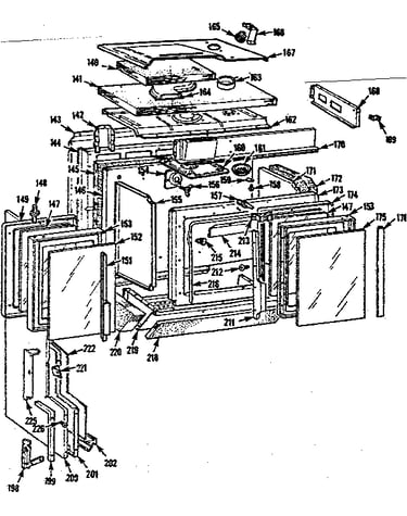 Upper oven section
