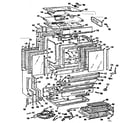 Kenmore 1037886635 upper oven section diagram