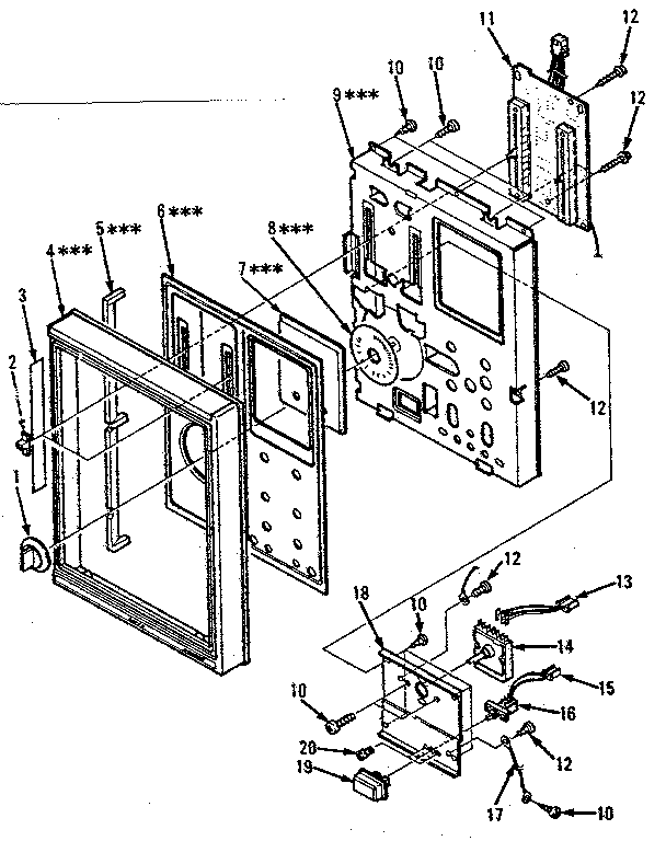 Control panel parts