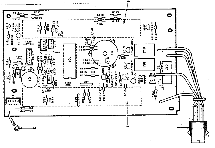 Power and control circuit board 12338r