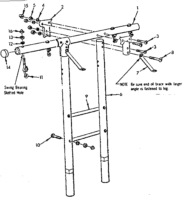 T-FRAME ASSEMBLY NO. 101