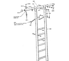 Sears 70172007-83 t-frame assembly no. 201 diagram