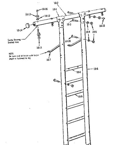 T-frame assembly no. 201
