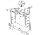 Sears 70172007-83 t-frame assembly no. 301 diagram