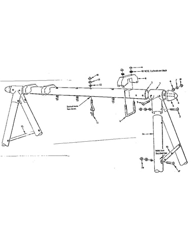 A-frame assembly no. 109