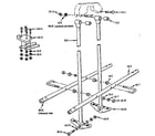 Sears 70172207-83 glideride assembly no. 103 diagram