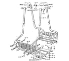 Sears 70172207-83 lawnswing assembly no. 103 diagram