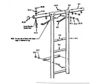 Sears 70172257-83 t-frame assembly no. 202 diagram