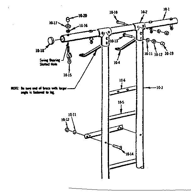 T-frame assembly no. 202