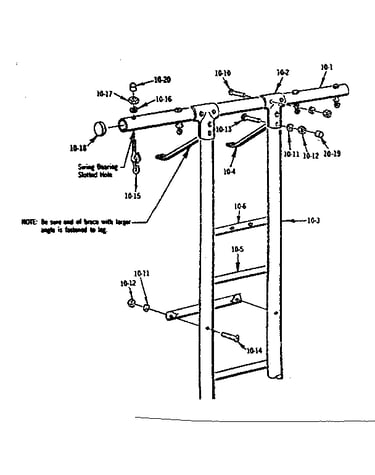 T-frame assembly no. 202