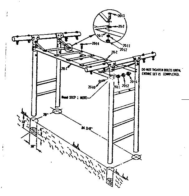 T-frame assembly no. 303