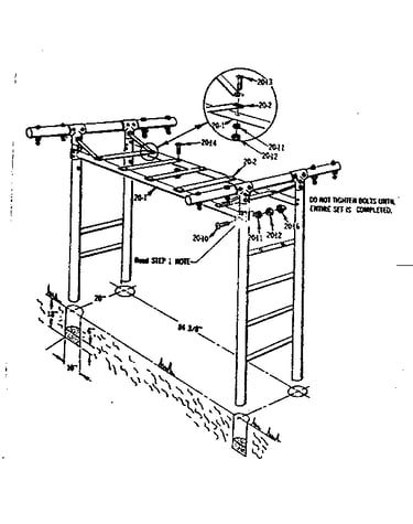 T-frame assembly no. 303