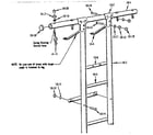 Sears 70172757-83 t-frame assembly no. 202 diagram