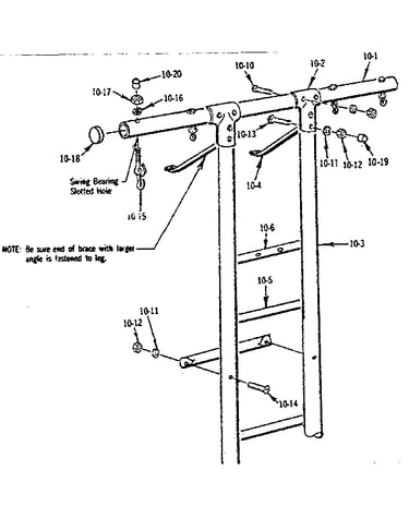 T-frame assembly no. 202