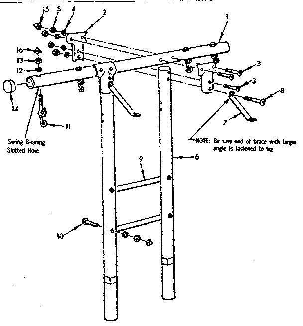 T-frame assembly no. 101