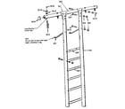 Sears 70172813-83 t-frame assembly no. 201 diagram
