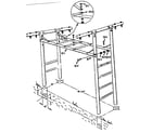 Sears 70172813-83 t-frame assembly no. 301 diagram