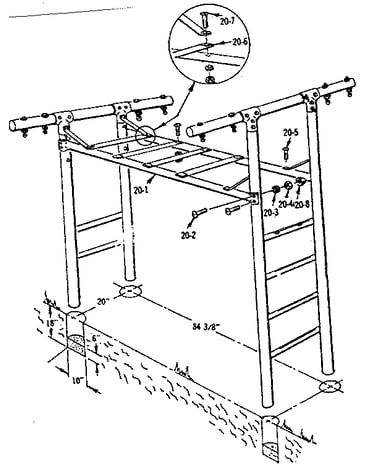T-frame assembly no. 301