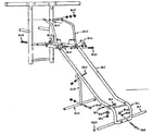 Sears 70172813-83 slide assembly no. 101 diagram