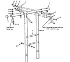 Sears 70172827-83 t-frame assembly no. 101 diagram