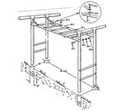 Sears 70172827-83 t-frame assembly no. 302 diagram