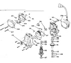 Craftsman 501562-2 motor & switch assembly no. 501562-2 diagram