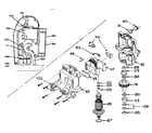 Craftsman 501693-1 motor & switch assembly no. 501693-1 diagram