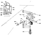 Craftsman 501694-1 motor & switch assembly no. 501694-1 diagram