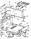 Bottom lid and rear chassis assembly