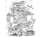 Kenmore 1037846645 upper oven section diagram