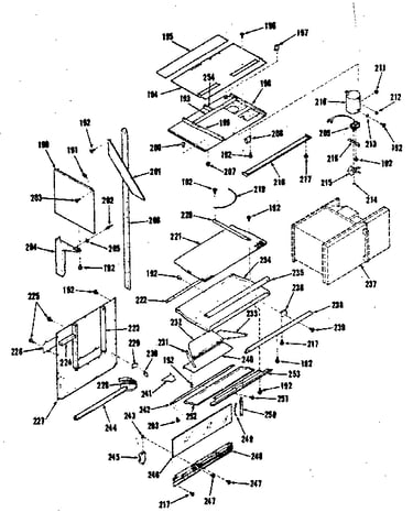 Upper oven pedestal section