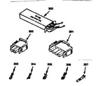 Kenmore 9119898311 wire harnesses and components diagram