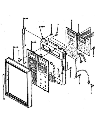 Control panel parts