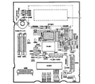 Kenmore 9119898311 power and control circuit board, low oven diagram