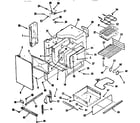 Kenmore 9119878310 lower body section diagram