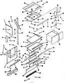 Oven door section
