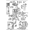 Craftsman 500130299 engine assembly diagram