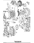 Flywheel assembly and blower housing